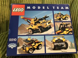 Lego Model Team 5510 Off - Road 4x4 - Jeep 1986.  RARE VINTAGE MODEL 3