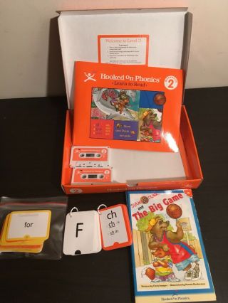 Hooked On Phonics: Learn To Read Level 2 Cassette Flash Cards Books Workbook