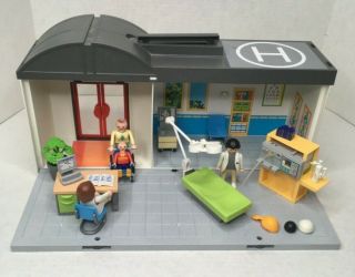 Playmobil Take Along Hospital Playset 5953 & Accessories/figures