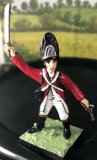 1 British Grenadier Officer Revolutionary War Propainted Figures 1776 54mm