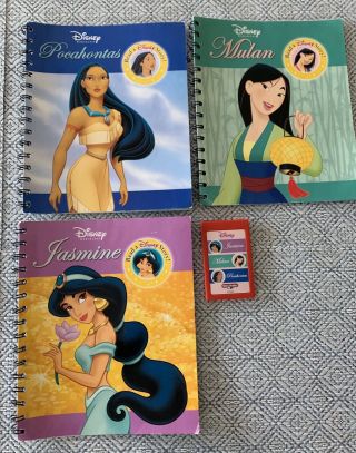 Story Reader 3 Storybooks & Cartridge Disney Jasmine,  Mulan,  Pocahontas