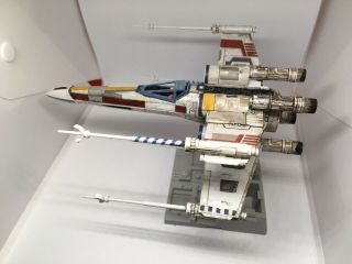 Star Wars Bandai X - Wing Model Kit 1/72 - Built & Painted - Red 5 Luke Skywalker