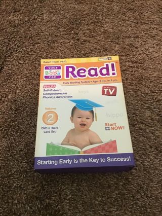 Your Baby Can Read Early Reading System Ages 3 Mo.  To 5 Yrs Complete Set