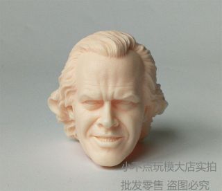 1/6 Scale Shocking Guy The Shining Jack Nicholson Custom Head Sculpt Unpainted A