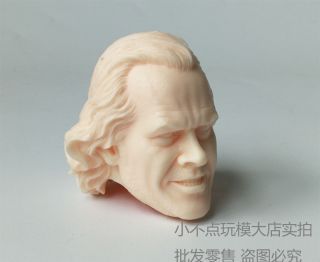 1/6 scale Shocking Guy The Shining Jack Nicholson Custom Head Sculpt unpainted A 2