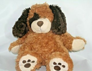 Dan Dee Large Floppy Plush Brown Eye Patch Puppy Dog 20 " Stuffed Animal