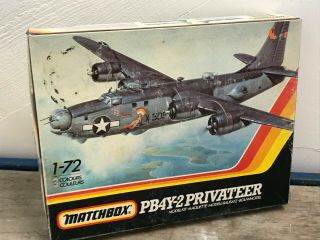 Matchbox 1/72 Pb4y - 2 Privateer/liberator