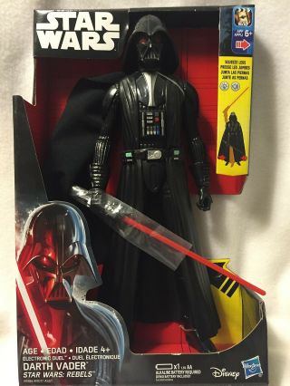 Hasbro Star Wars Rebels 12 " Electronic Duel Darth Vader Action Figure Rogue One.