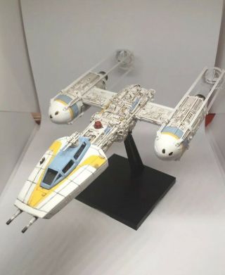 Star Wars Bandai Y - Wing Model Kit 1/72 - Built & Painted
