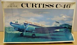 Williams Bros Inc.  1/72 Scale Plastic Kit Twin - Engine Transport Curtiss C - 46