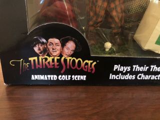 The Three Stooges Animated Golf Scene 2002 By Gemmy With Box & Adapter