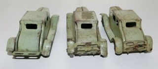 Vintage Girard Pressed Steel Coupe Cars for Car Carrier,  Set of Three 5
