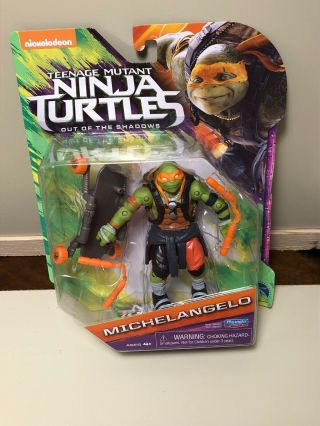 Michelangelo Out Of The Shadows Tmnt Teenage Mutant Ninja Turtles Action Fig
