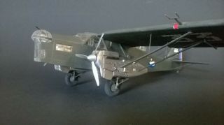 Built 1/72 Scale French Twin Engine Aircraft Potez 540