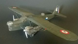 Built 1/72 scale French Twin Engine Aircraft Potez 540 2