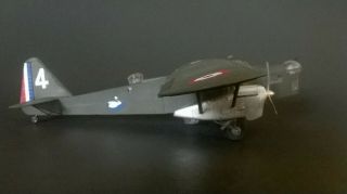 Built 1/72 scale French Twin Engine Aircraft Potez 540 4