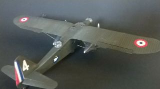 Built 1/72 scale French Twin Engine Aircraft Potez 540 5