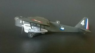 Built 1/72 scale French Twin Engine Aircraft Potez 540 7