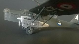 Built 1/72 scale French Twin Engine Aircraft Potez 540 8