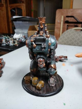 Warmachine Merc Galleon - Painted,  Based,  And Magetized
