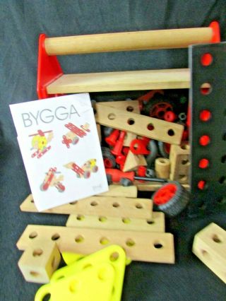 Ikea Bygga Tool Wooden Toy Construction Building Set And Case