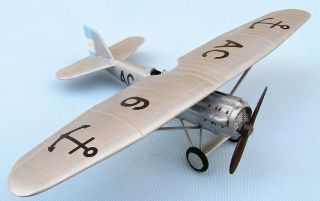 Dewoitine D.  21,  Argentine Naval Air Force,  193,  Scale 1/72,  Hand - Made Plastic Model