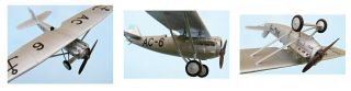 DEWOITINE D.  21,  Argentine Naval Air Force,  193,  scale 1/72,  Hand - made plastic model 3
