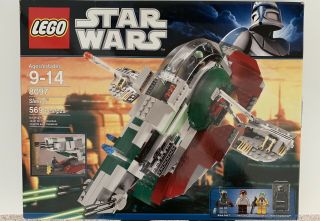 Lego Star Wars Slave I Set (8097) Open Box Contents