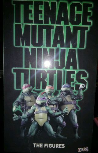 2018 Neca Sdcc Exclusive Teenage Mutant Ninja Turtles Movie Figure Box Set Tmnt