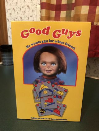 Chucky - 7 " Scale Action Figure - Ultimate Chucky - Neca Good Guys Childs Play