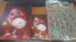 Kingdom Death: Monster Board Game Santa Satan Figure,  Box,  And Art No Gameplay