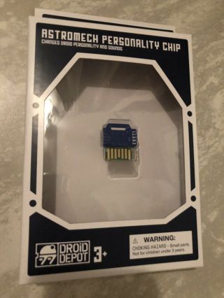 Personality Chip Resistance Blue For Astromech Rc Droid Depot Disney Galaxy Edge