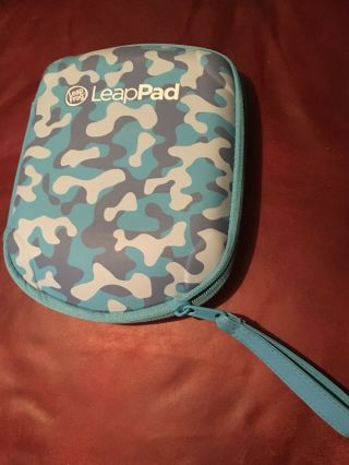 Leap Frog Leap Pad 2 On - The - Go Bundle Camo Blue Carrying Case