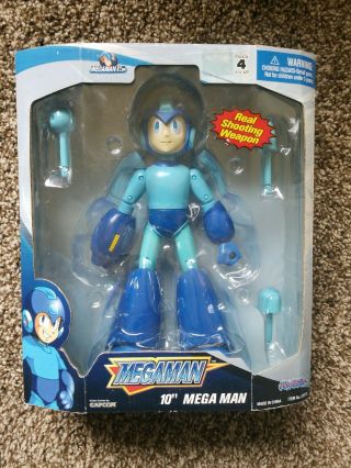 Megaman X Jazwares Action Figure 2004 Capcom 10 Inch Figure - Ultra Rare - 