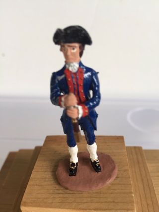 Officer American Revolutionary War 54mm Lead Soldier Figure Valiant