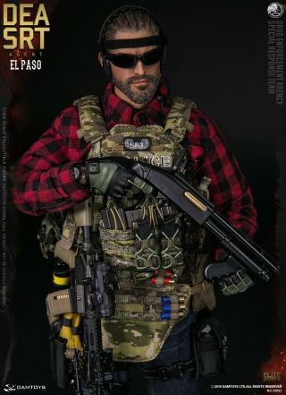 1/6 DEA SRT Special Response Team Agent El Paso Figure by Dam Toys 78063 INSTOCK 5