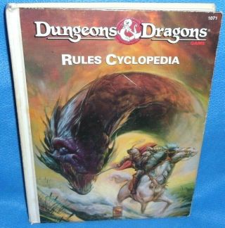 D&d Rules Cyclopedia Hc - Dungeons & Dragons Tsr Mystara / Hollow World