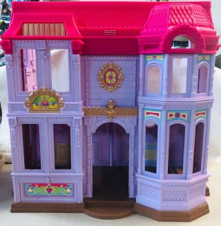 2010 Fisher Price Loving Family Grand Mansion Dollhouse Toy House Only