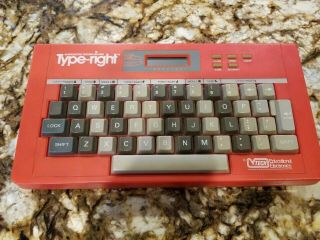 Vtech Type - Right Interactive Typing Tutor 1985 Battery Operated V - Tech