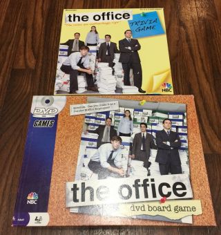 The Office Trivia Game & Dvd Board Game By Pressman - Complete