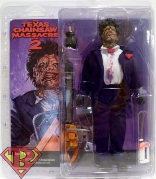 Leatherface The Texas Chainsaw Massacre Part 2 8 " Inch Clothed Figure Neca 2016