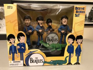 Mcfarlane The Beatles Saturday Morning Cartoon Deluxe Box Set Action Figures