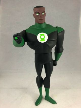 Dc Justice League Unlimited Green Lantern John Stewart 10 " Action Figure Mattel
