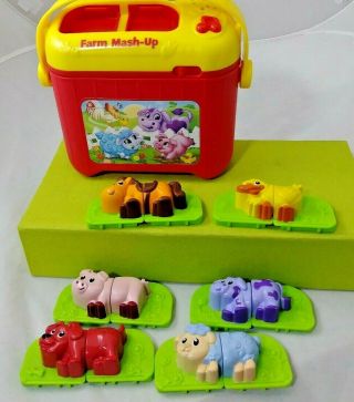 Leap Frog Farm Mash - Up Animal Matching Sounds Learning Toy Complete Set