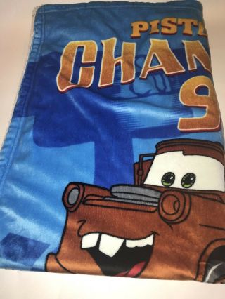Disney Pixar CARS PISTON CUP CHAMPION Toddler Throw BLANKET Lightning McQueen 7