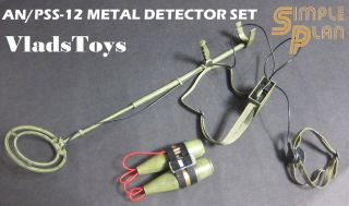 Simple Plan 1/6 Scale An/pss - 12 Metal Detector Set Sp - S12 Not Life Size Toy