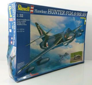 1/32 Revell Germany Hawker Hunter Fga.  9 Mk.  58 Plastic Scale Model Kit