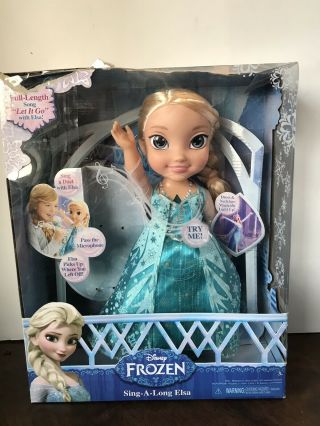 Disney Frozen Sing A Long Elsa Doll No Microphone