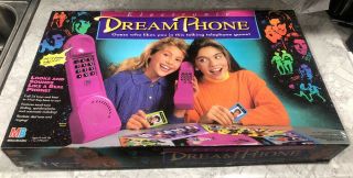 Electronic Dream Phone 1991 Milton Bradley 4247 Slumber Party Board Game Complet