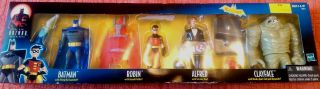 Batman Animated Series 4 Pack Figure Set Robin,  Alfred & Clayface Adventures